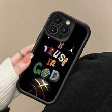 colorido  Confía en Diosfunda de teléfono Fundas compatibles con ,Apple,VIVO,OPPO,,, y Honor.Fabricadas en silicona TPU,ofrecen protección contra golpes y caídas. - Negro - Ver 5