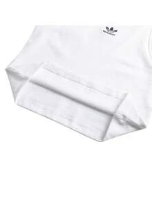 Adidas Originals 運動T恤 & 背心 ESS 羅紋背心 2026 夏季新款女款短版無袖運動背心 JC9007 - 白色 - 查看 4