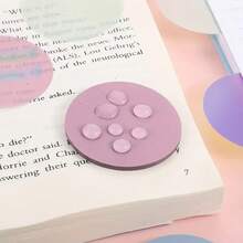 160pcs Round Transparent Waterproof Stickers, Semi-Transparent Bookmark Index Tabs, Error Correction Sticky Notes, Office School Learning Supplies School Supplies - one-size - View 4