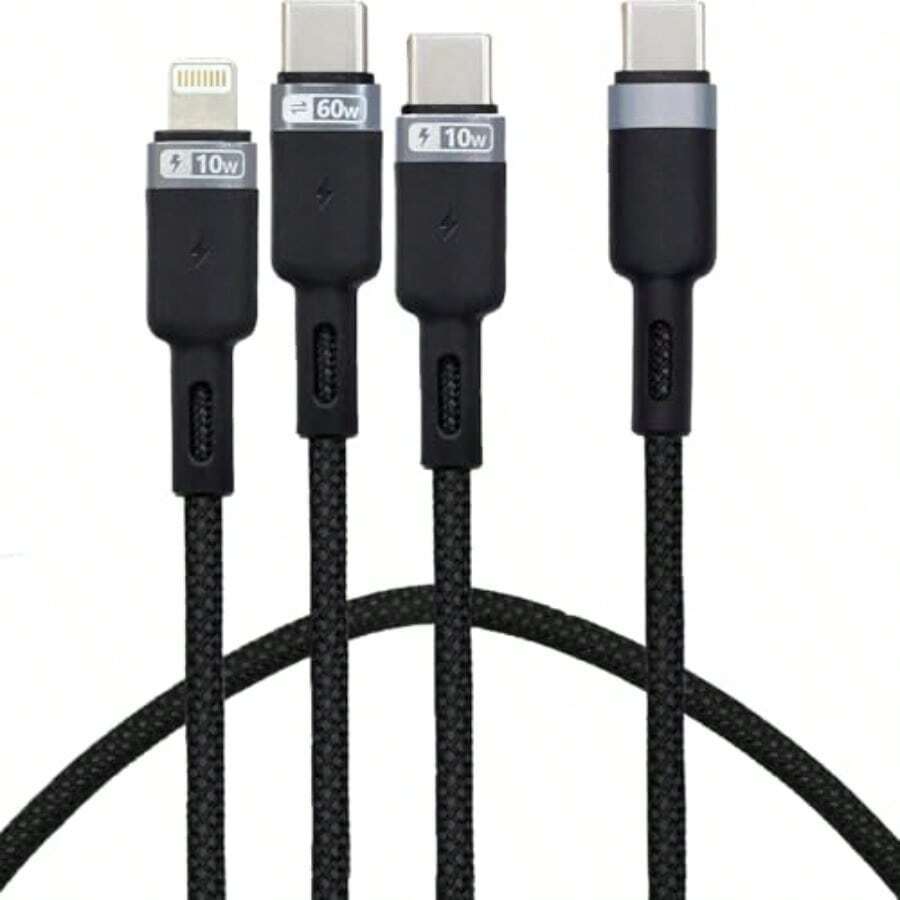 CCM_002_003_USB 3IN1急速充電ケーブル C-C-L充電ケーブル   充電器　 - C-C-L - チェックする 1