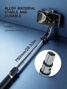 TOKQI Smartphone Bluetooth Selfie Stick Tripod Stabilizer Gimbal, Anti-Shake Phone Holder, Extendable Bracket For Video Recording, Live Streaming, Summer Vacation, Travel, Outdoor Activities - one-size - View 6