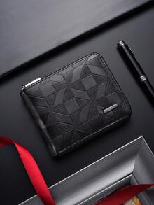 New Men's Short Wallet, Fashion Casual Large Capacity Multi-Card Slot Vintage Zipper Wallet - Multicolor - View 13