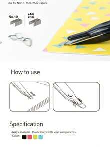 Pen-Shaped Staple Remover, Office Staple Puller, Universal Staple Opener, Mini Effort-Saving Staple Extractor, Simple Staple Remover - A - View 8