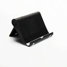 Phone Stand Desktop Foldable Adjustable Multi-Function Phone Holder Suitable For Watching Live Streams Slouchy Person Use - Black - View 8
