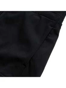 Under Armour APAC W Meridian SC Parka-BLK 2026 Summer New Women's Stand Collar Waist-Cinching Sports Casual Jacket 6010112-001 - Black - View 5
