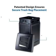 732101 Open- Indooroutdoor Square 42 Gallon Large Waste Trash Container Bin Black - View 2