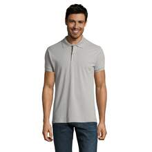 SOLS Mens Perfect Pique Short Sleeve Polo Shirt - 純灰色 - 查看 4