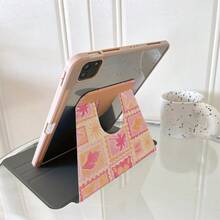1pc 360° Rotatable Tablet Protective Case, Multi-Angle Viewing Book-Style Stand, Compatible With IPad A16 2025, Galaxy Tab S9 FE/S8 Plus/S7/S10, Pad, Matepad, Pad, Honor Pad, Tab - Multicolor - View 7