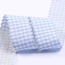 Wavy Edge Plaid Ribbon DIY Bow Baking Floral Clothing Decoration Ribbon - Multicolor - View 7