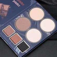 Julystar 藝術占卜圖案全臉彩妝套組,眼影腮紅高光修容一體式,奶油質地不卡紋配方,多功能色調適用各種場合 - 套裝 - 查看 9