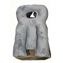 1pc Prone Sleeping Pillow For Ophthalmic Surgery Recovery, Soft Abdominal Support Sleep Pillow With Adjustable Airflow Gap, Face Hole Suitable For Small To Medium Adult Face Shapes, Not Recommended For Large Face Shapes - Grey - View 10