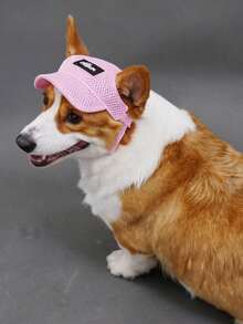 1PC Pet Sun Hat Breathable Mesh Dog Visor Cap For Small Medium Large Dogs Outdoor Sun Protection - Multicolor - View 15