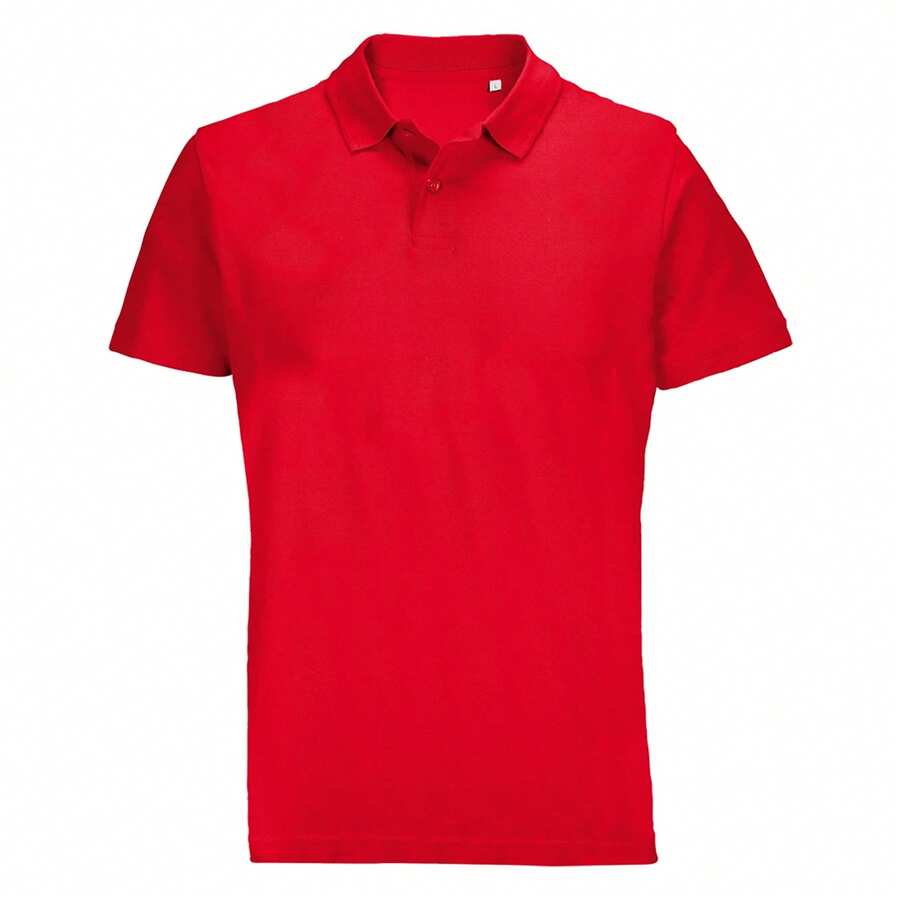 SOLS Unisex Adult Pulse Pique Polo Shirt - Red - View 1