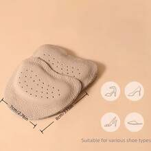 8/6/4/2PCS Anti Slip Forefoot Pads For Women High Heels Pain Relief Insoles Toe Cushion Foot Support Shoe Inserts Gel Cushioning Sandals Suitable, Non-Slip Half Size Pad, Fit To The Foot, Walking - Multicolor - View 7