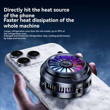 K62 Universal Portable Magnetic Semiconductor Phone Cooler, With RGB Lighting, Powerful Cooling Fan, Suitable For Gaming, New Model - Multicolor - View 3