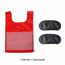 hoojojo 1Pc Interactive Card Insert Vest, 4 Colors, Pocket Vest, Classroom Game Prop, Group Competition Game Prop, Competition Vest, Teacher Teaching Aid, Back-To-School Classroom. - Multicolor - View 17