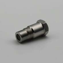TM18x1.5 02 Gasket - 304 Stainless Steel Extension Adapter, Featuring Hexagonal Flange And Mesh Filter, Industrial-Grade Corrosion-Resistant Automotive Sensor Adapter, Polished Metal Surface, Hexagonal Nut Design, For Reliable Fluid/Sensor Connection - 1 - View 6