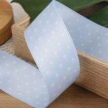 Double-Sided Printed Polka Dot Shiny Satin Ribbon DIY Bow Hair Accessories Clothing Shoes Hats Gift Box Flower Decoration Ribbon - Multicolor - View 6