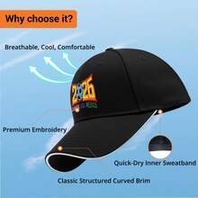 2026 World Cup, Men's & Women's Embroidered Baseball Cap, Breathable Cotton Adjustable Hat, Various Patterns Suitable For Casual Daily Wear - A - View 4