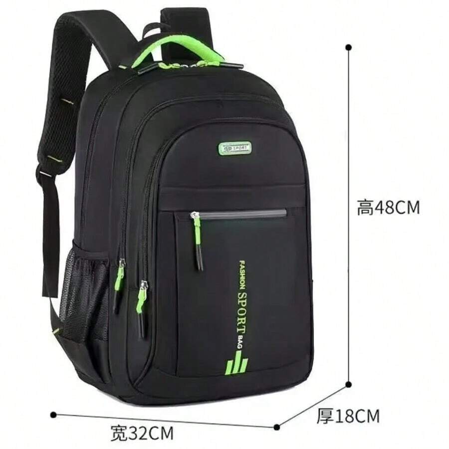 Men Fashion Backpacks - 綠色 - 查看 1