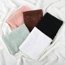 1pc Women's Floral Lace Scarf Headwrap Set, Lightweight And Breathable, Suitable For Beach, Daily, Party And Formal Occasions Summer Hair Accessory, Beach Women's Headwrap, Vacation Headband, Fashion Headband - Multicolor - View 7