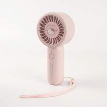 MINISO 官方 Sanrio 手持迷你風扇 1200mAh 強力涼風 [3秒快速冷卻] 電池續航可達 4.5 小時 附掛繩 3合1 (手持/桌面/旅行) 個人便攜風扇 適合旅行、演唱會、露營、化妝 - 粉紅色 - 查看 8