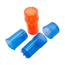 New Plastic Grinder & Shredder + Airtight Jar 2-In-1 Grinder, Detachable Plastic Grinder, Grinder With Storage Jar! Multiple Colors Available! - View 4
