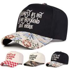 1 pieza Gorra de camionero "Howdy Darlin" para mujer, gorra de béisbol personalizada con bordado de letras, gorra de moda urbana de 5 paneles, sombrero casual para protección solar al aire libre, adecuado para primavera, otoño, viajes, playa - Multicolor - Ver 9