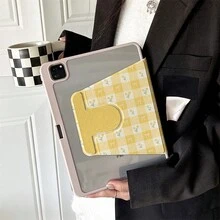 1件 360°可旋轉平板保護殼，多角度視角書本式支架，相容 iPad A16 2025、Galaxy Tab S9 FE/S8 Plus/S7/S10、Pad、Matepad、Pad、Honor Pad、Xiaoxin Pad - 彩色 - 查看 3