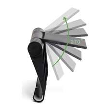 Phone Stand Desktop Foldable Adjustable Multi-Function Phone Holder Suitable For Watching Live Streams Slouchy Person Use - Black - View 7
