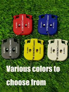 Portable Golf Shot Count Score Counter With Chain For Men And Women Golf Score Keeper For Travel Fall Home Decor Wedding Room Dorm Camping Birthday Gift Travel Daily Outdoor Back To School Essential Accessory - Multicolor - View 7
