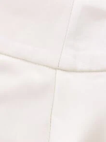 QUNGIGU Women's Casual Satin Skirt With Asymmetrical Hem, Elegant Summer Outfit, Suitable For Dating, Outings And Daily Wear - Apricot - View 11