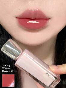JOOCYEE 亮泽唇彩，镜面唇膏，持久不拔干，滋润保湿，镜面效果 - #22 Rose Glow - 查看 10