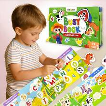 Montessori Toddler Quiet Book, Interactive Sensory Busy Book, Autumn Farm Quiet Book, Preschool Educational Learning Toy, Autumn, Halloween, Birthday Gift, Back To School - Multicolor - View 4