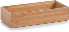 Organizador de cajones rectangular de bambú, una caja de madera multiusos ideal para organizar armarios, encimeras, baños, cocinas y escritorios. Dimensiones: 30 x 15 x 7 cm. - Ver 9