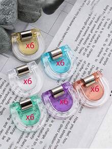 2Pcs/10Pcs/12Pcs/36Pcs Shorten Invisible Fixing Clips,Sleeve Fixing Clip,Homework Files And Exam Papers Fixing Folder,Hide The Buckle Leg Closure Device Without Seams, Prevent Pants Legs From Dragging The Floor, Suitable For Jeans And Pants,Shirt - Multicolor - View 13