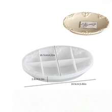 DIY Clay Mold Henna Pattern Tray Silicone Mold, Resin Epoxy Silicone, Home Decor, Handicrafts, Plaster Cement Mold, Reusable, Easy To Demold, Holiday, Birthday Gift. Casting Silicone Mold. - Tray Gauge Silicone Mold - View 2