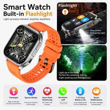 SENBONO 2026 New Smartwatch With Camera, Camera, Dynamic Dial, Wireless Calling, Music Player, Weather, Heart Rate/Sleep Monitoring, Calculator, Pedometer, Information Reminder, High-Quality, Durable Battery, Suitable For Both Men And Women - View 4