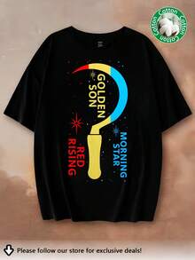 Hail Reaper T-Shirt, Howler T-Shirt, Red Rising T-Shirt, Golden Son, Morning Star, Hail Libertas Hail Reaper, Red Rising Merchandise, Red Rising - 黑色 - 查看 1