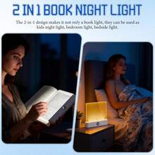 Adjustable LED Reading Lamp, USB Rechargeable Desk Light, Color Temperature Adjustable, Eye-Caring Design, With Bedside Clamp, Button Control, For Indoor Use, ABS Plastic Lampshade, Ideal For Bedtime Reading And Home Study - 3-color Light - View 6