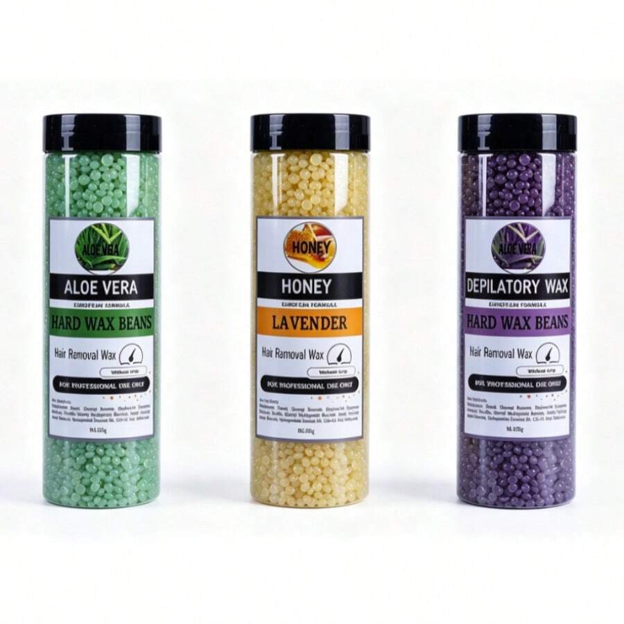 Cera Elastica De Perlas Depilatoria 400g - Lavanda - Ver 1
