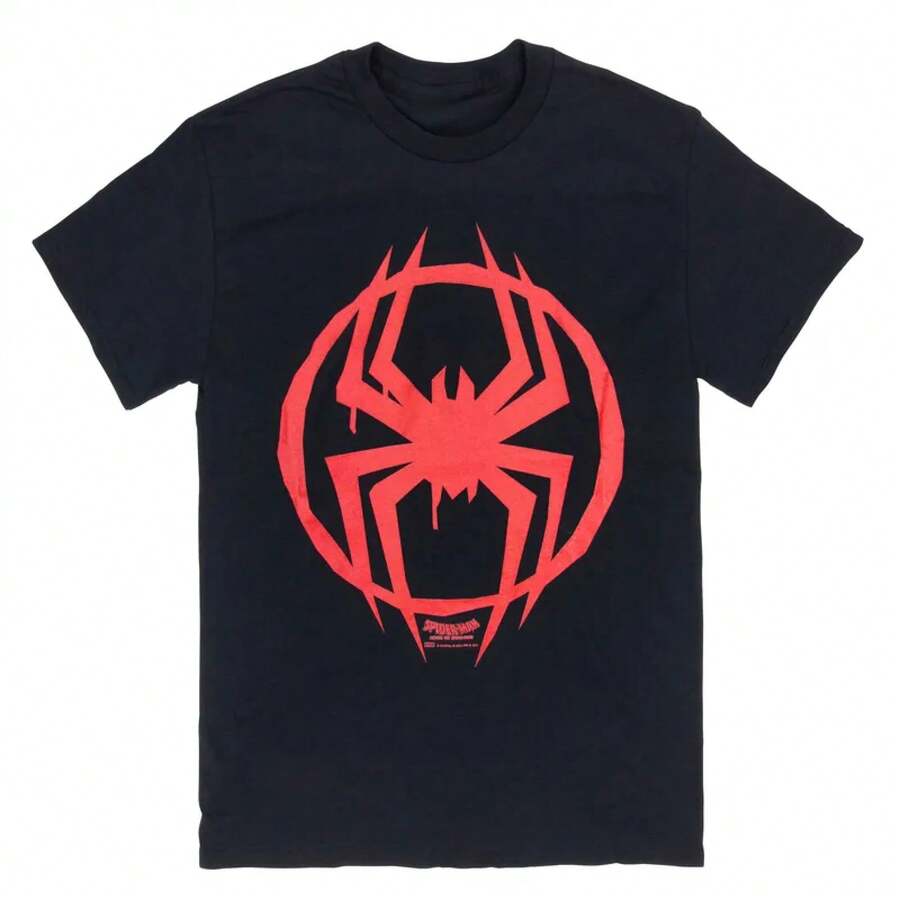 Disney Short-Sleeved-Shirt - Men's And Women's Summer Short-Sleeved - Spider-Man,,  Costume - 5 - 查看 1