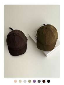 Soft Top Quick-Dry Packable Baseball Cap - Travel Outdoor Hat Spring/Summer New Vintage Solid Color Quick-Dry Foldable Baseball Hat Unisex Sun Protection Outdoor Hiking Sports Baseball Cap Quick-Dry Thin Plaid Foldable Baseball Hat Women Outdoor Travel Wide Brim Sun Protection Baseball Cap Men Tongue Brim Hat Waterproof Quick-Dry Equestrian Hat Short Cap Hip-Hop Short Brim Baseball Cap Small Brim - Foldable and Quick-drying - View 5