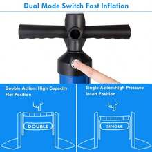 [Free Shipping] Double Action Manual SUP Hand Pump With Gauge-XY598402 - FXC4G7ABCPGEC0 - View 6
