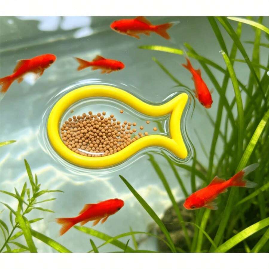 魚類餵食環 3D 列印浮水式魚缸餵食器 防潑濺餵食站 浮水飼料收納環 魚缸配件 防止魚飼料漂散 維持水質 適合表面餵食魚類 - 彩色 - 查看 1