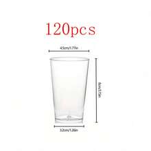10/20/30/40/50/60/100/200pcs Transparent Mini Dessert Cups (90ml/3oz) - PS Stackable Reusable Cups, Thickened Smooth Edges, Easy To Store And Clean, Suitable For Making Cakes, Jelly, Appetizers - Perfect For Weddings, Parties, Camping, Catering And Creating Stylish Dessert Displays - Clear - View 21