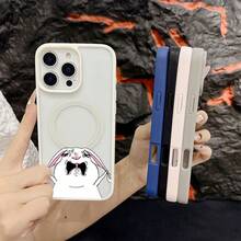 マグネット式黄ばみ防止 | 高級感あふれる2in1アクリルマグネット式スマホケース！スタイリッシュで手触りも良く、実用的な保護機能とマグネット式・耐衝撃設計を融合させた、高級感あふれるケースです。 うさぎ 泣き 表情ケース, 17e,家族、恋人、友人、そして子供たちへのプレゼントに最適です。Pixel 9 Pro/16e/9A/Pixel 8 Pro/14 Plus/17/12 Pro/Pixel 8/Pixel 10/Air/16 Pro/14 Pro Max/Pixel 8a 5G/13/17e スマートフォンケースに対応 - ホワイト - チェックする 4