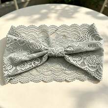 Spring/Summer Retro Floral Lace Hollow Out Wide Band Headband Fashion Waist Scarf Travel Beach Headband (Suitable For Music Festival/Vacation/Date/Running Sports) - Multicolor - View 14