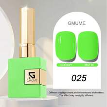 GMUME 25 鮮豔綠色 16ml 凝膠指甲油 夏季聖派翠克綠 浸泡式 UV 凝膠指甲油 高顯色 長效 亮面 綠色美甲美甲沙龍居家使用 - 綠色 - 查看 12