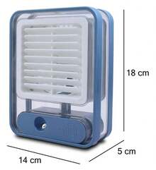 Tower Fans - Dusty Blue - View 2